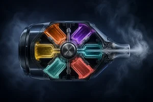 Multi-flavour vape 2-in-1, 4-in-1 and 6-in-1 comparison