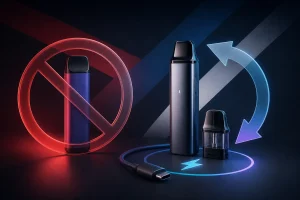 UK disposable vape ban and reusable vape requirements