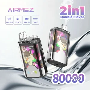 Airmez Fox 2 in 1 80K disposable vape product image