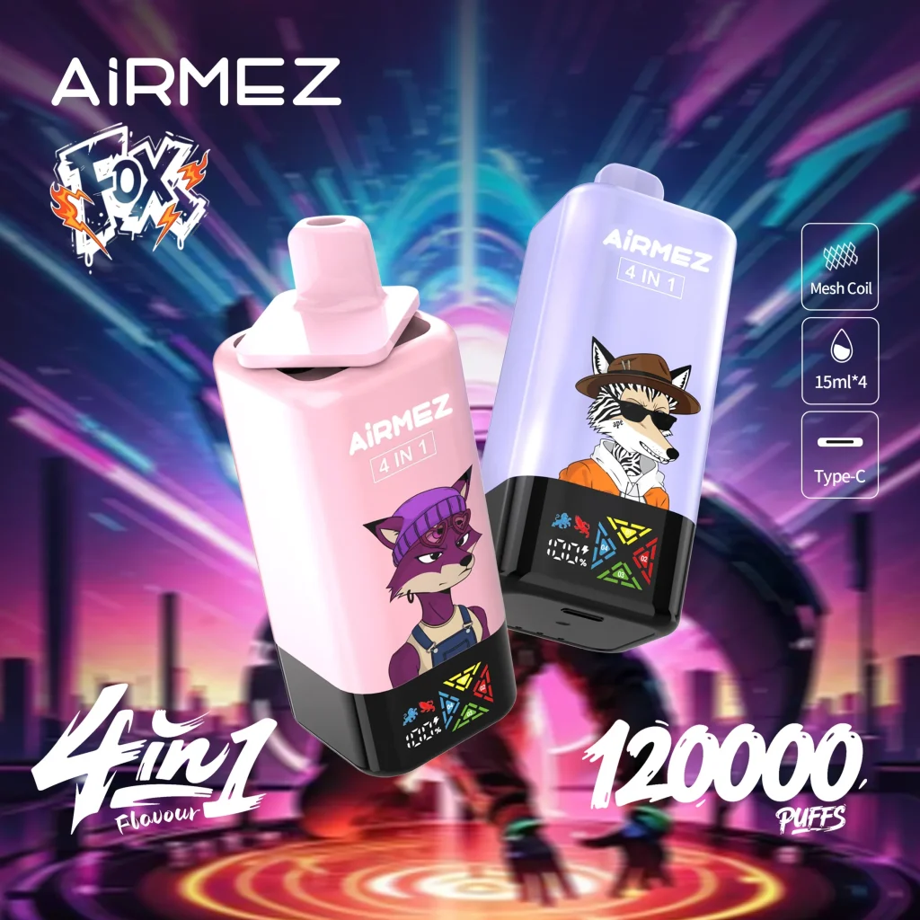 Airmez Fox 4 in 1 120K disposable vape product image