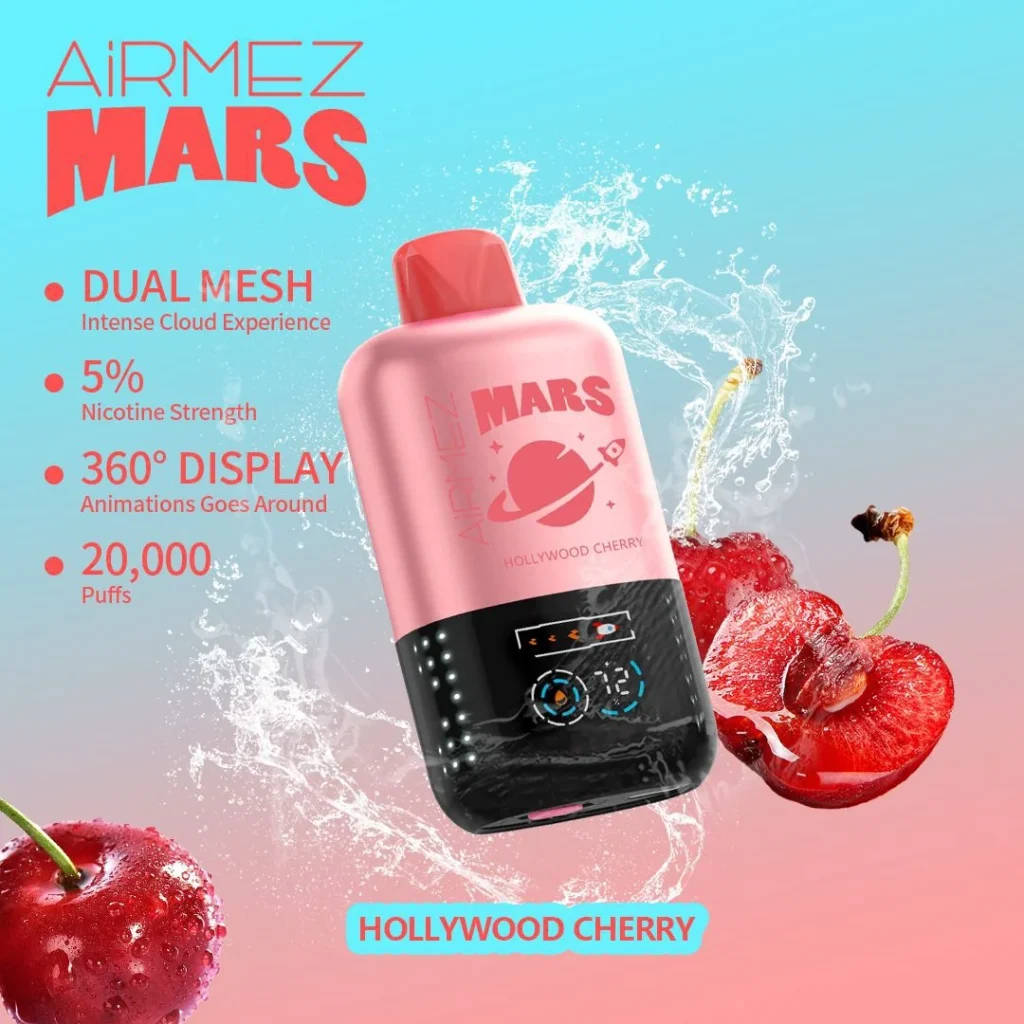 Airmez Mars 20K disposable vape promotional image