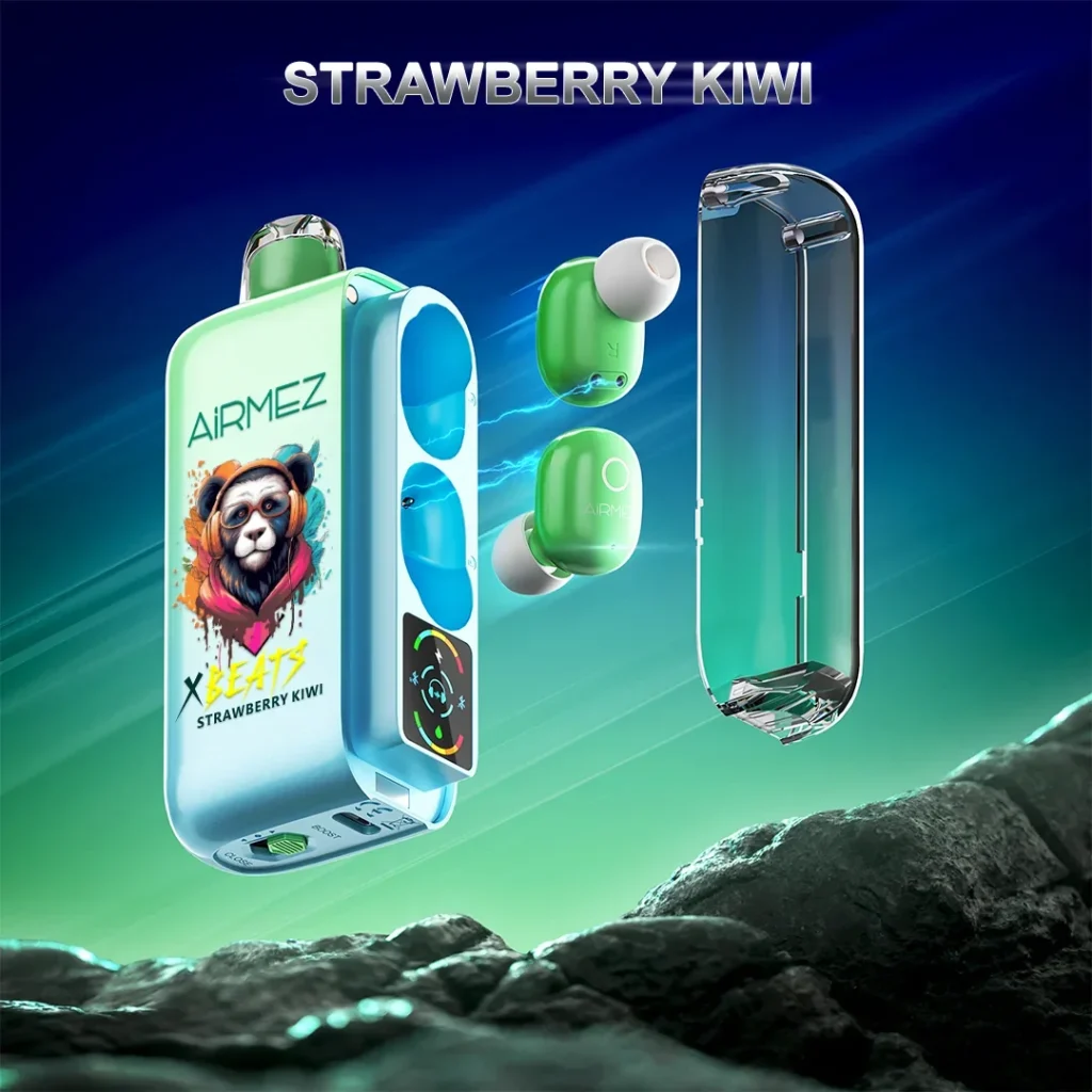 Airmez Xbeats 2 in 1 40K 10 Strawberry Kiwi flavor