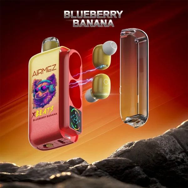 Airmez Xbeats 2 in 1 40K 3 Blueberry Banana flavor