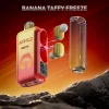 Banana Taffy Freeze disposable vape flavor