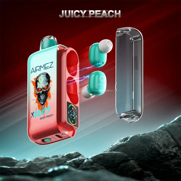 Juicy Peach disposable vape flavor