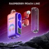 Raspberry Peach Lime disposable vape flavor