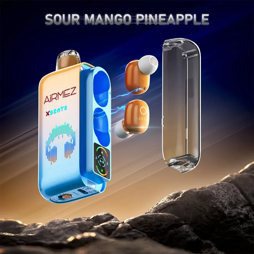 Sour Mango Pineapple disposable vape flavor