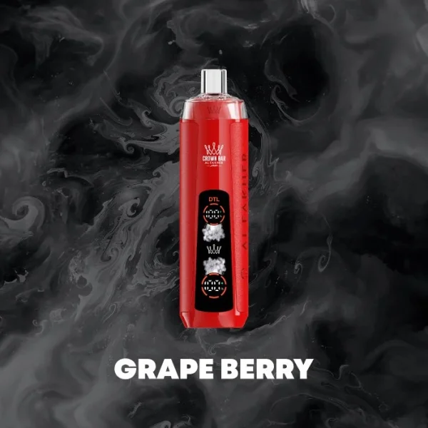 AL Fakher Crown Bar Crystal 8000 Grape Berry flavor