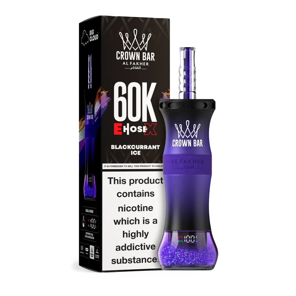 Al Fakher E-Hose X 60000 Blackcurrant Ice flavor