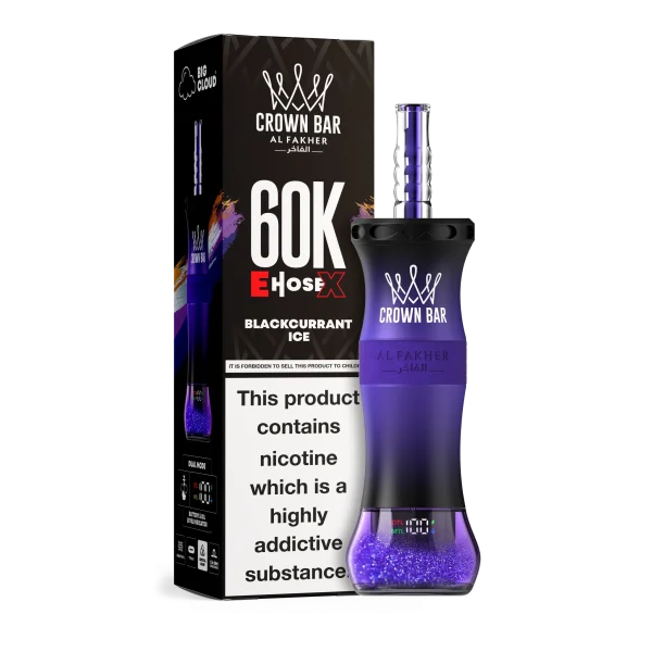 Al Fakher E-Hose X 60000 Blackcurrant Ice flavor