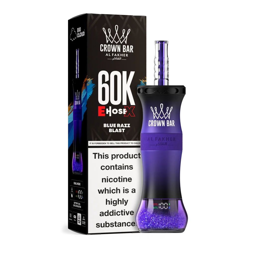 Al Fakher E-Hose X 60000 Blue Razz Blast flavor