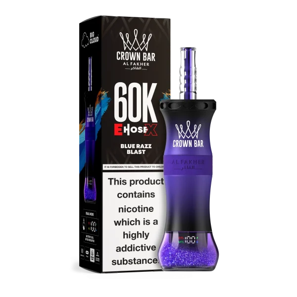 Al Fakher E-Hose X 60000 Blue Razz Blast flavor