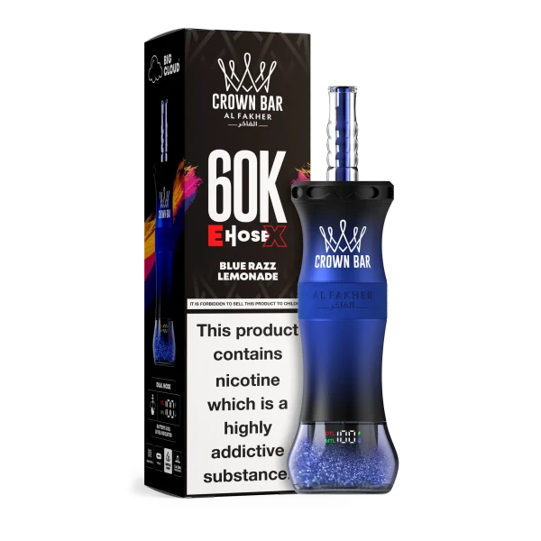 Al Fakher E-Hose X 60000 Blue Razz Lemonade flavor
