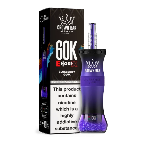 Al Fakher E-Hose X 60000 Blueberry Gum flavor
