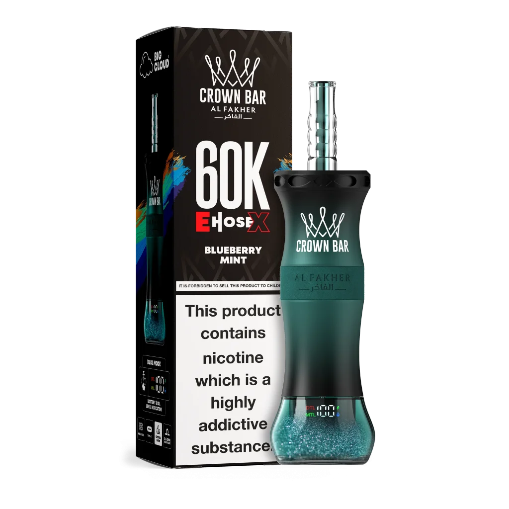 Al Fakher E-Hose X 60000 Blueberry Mint flavor