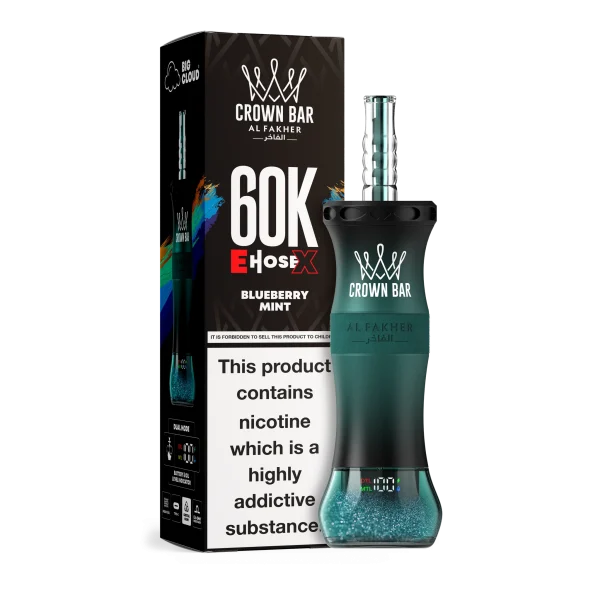 Al Fakher E-Hose X 60000 Blueberry Mint flavor