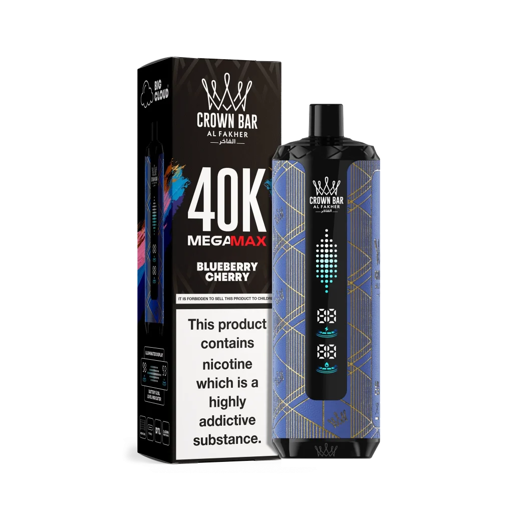 Al Fakher Mega Max 40000 Blueberry Cherry flavor