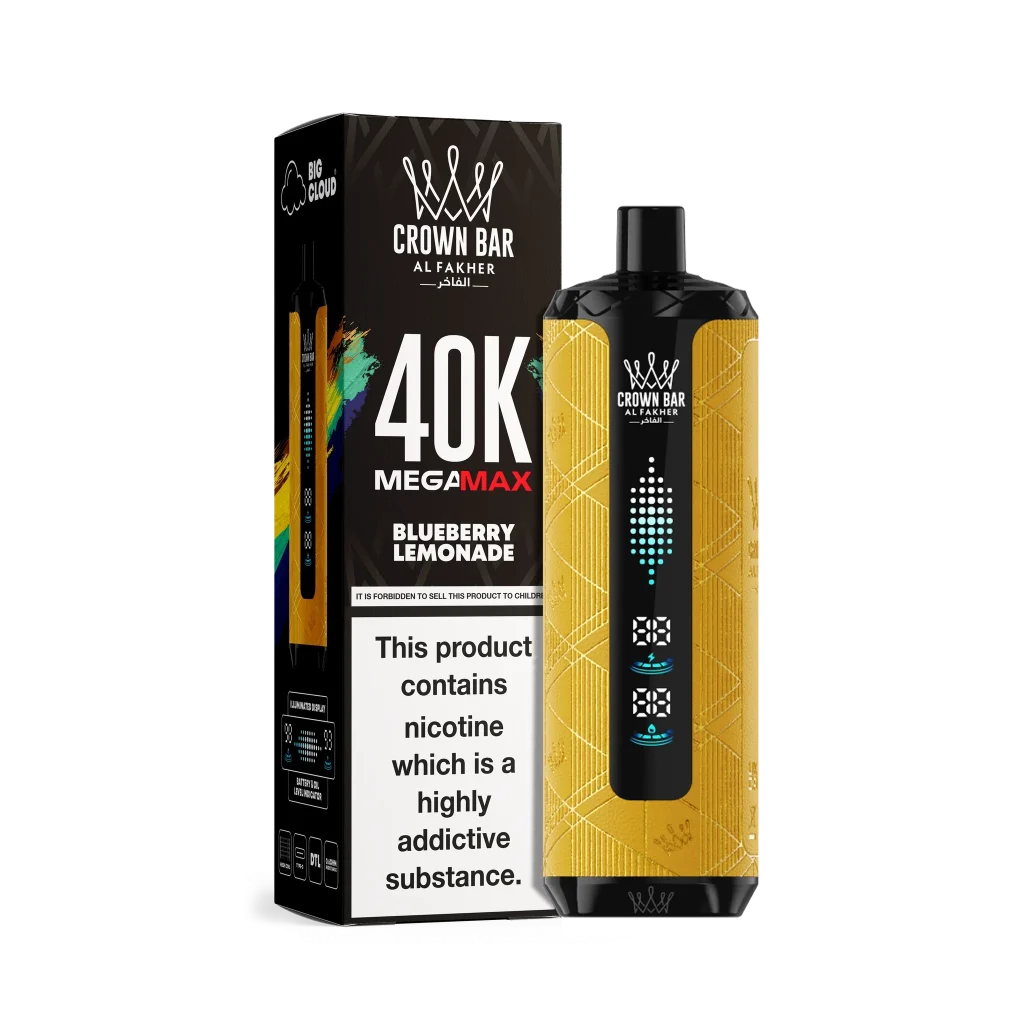 Al Fakher Mega Max 40000 Blueberry Lemonade flavor