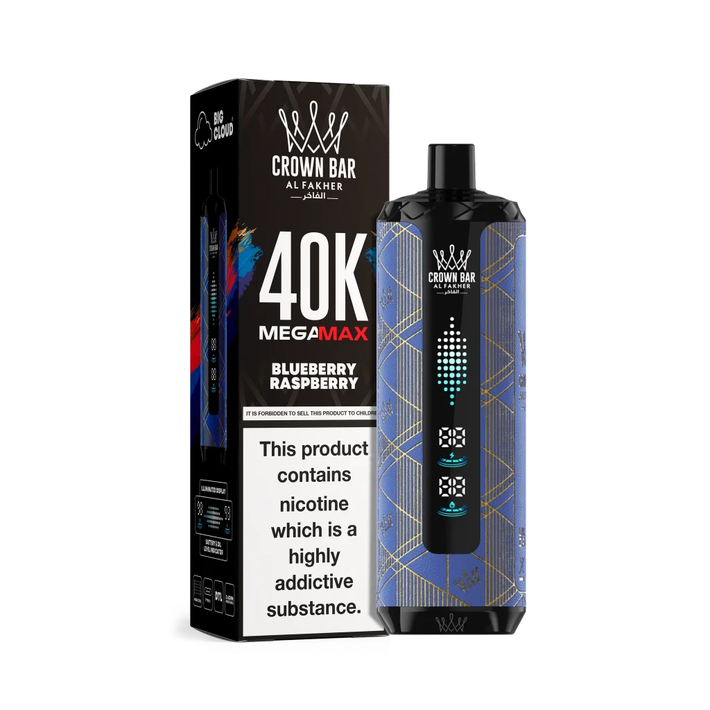 Al Fakher Mega Max 40000 Blueberry Raspberry flavor
