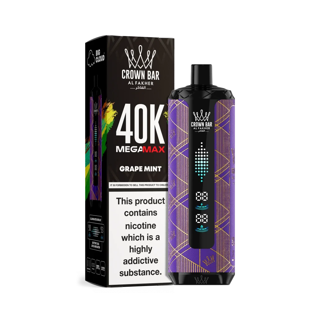 Grape Mint disposable vape flavor