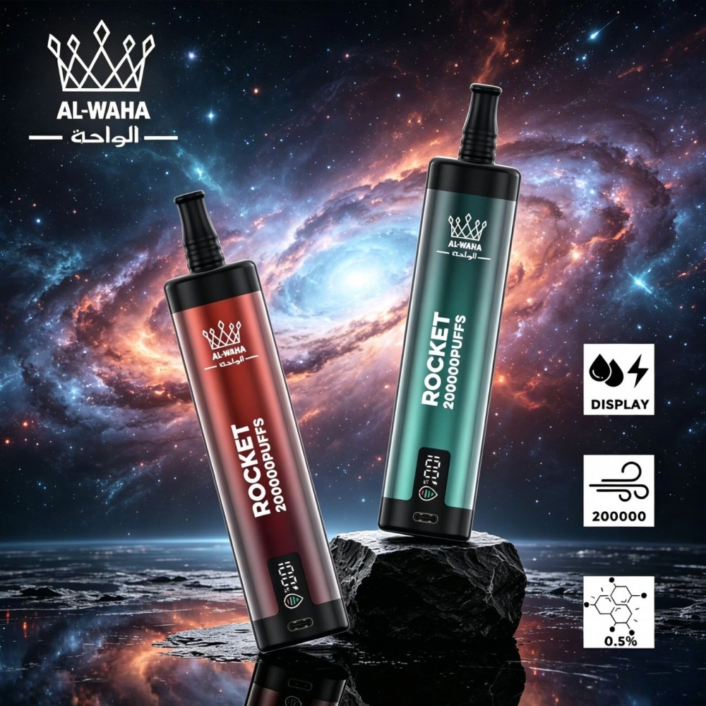 Al Waha Rocket 200K disposable vape promotional image