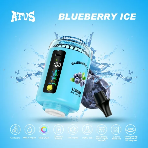 ATVS 120K Shisha Head Blueberry Ice flavour