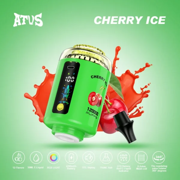 ATVS 120K Shisha Head Cherry Ice flavour