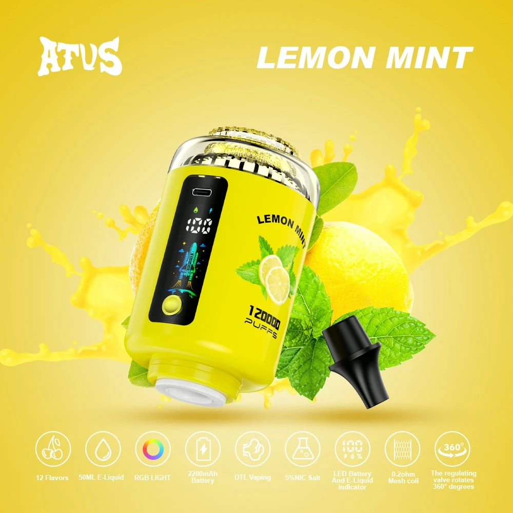 ATVS 120K Shisha Head Lemon Mint flavour