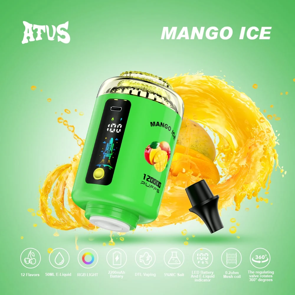 Mango Ice e-shisha flavour artwork