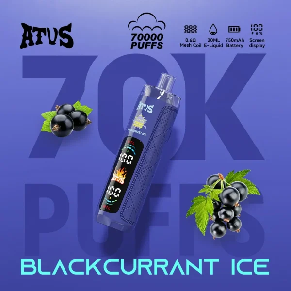ATVS 70K Blackcurrant Ice flavour