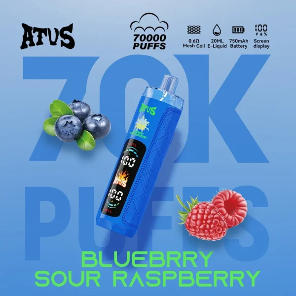Blueberry Sour Raspberry flavour artwork