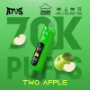Two Apple disposable vape flavour artwork