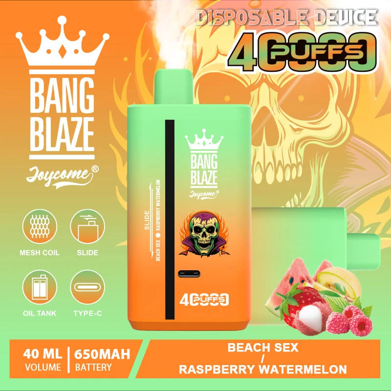 Bang Blaze 40K Beach Sex Raspberry Watermelon flavor