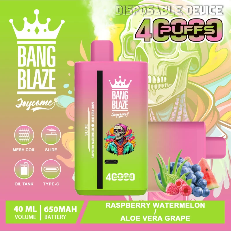 Raspberry Watermelon Aloe Vera Grape disposable vape flavor