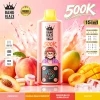 bang blaze 500k 15 in 1 Peach Ice, Mango Peach Apricot, Watermelon Bubblegum, Fuji Ice flavor option