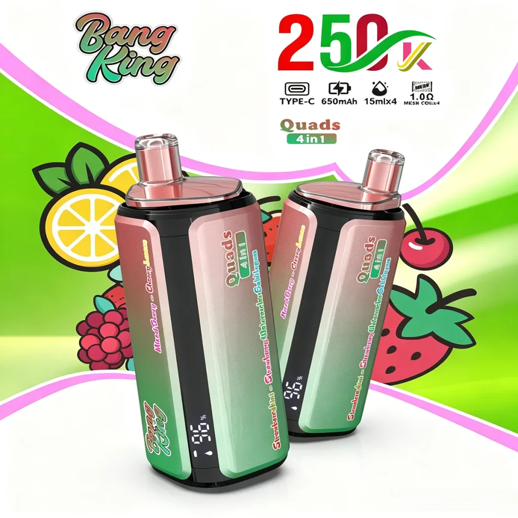 Mixed Berry Cherry Lemon Strawberry Kiwi Strawberry Watermelon Bubblegum disposable vape flavor