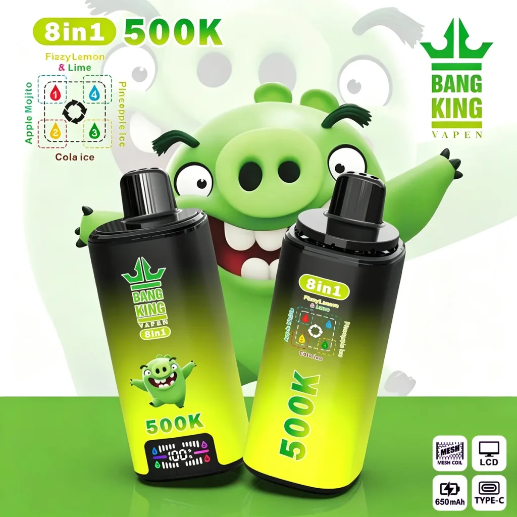 Fizzy Lemon And Lime Apple Mojito Pineapple Ice Cola Ice disposable vape flavor