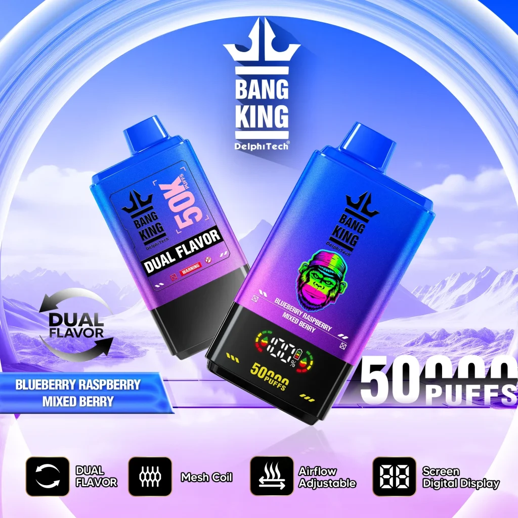 Bang King 50K Blueberry Raspberry Mixed Berry flavor