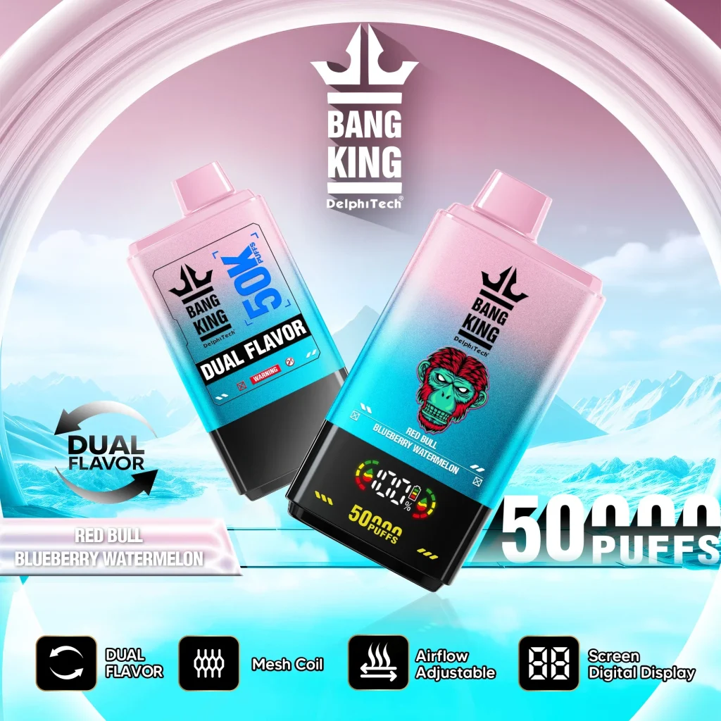 Bang King 50K Red Bull Blueberry Watermelon flavor