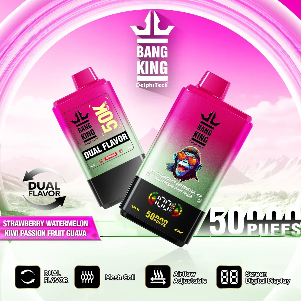 Strawberry Watermelon Kiwi Passion Fruit Guava disposable vape flavor