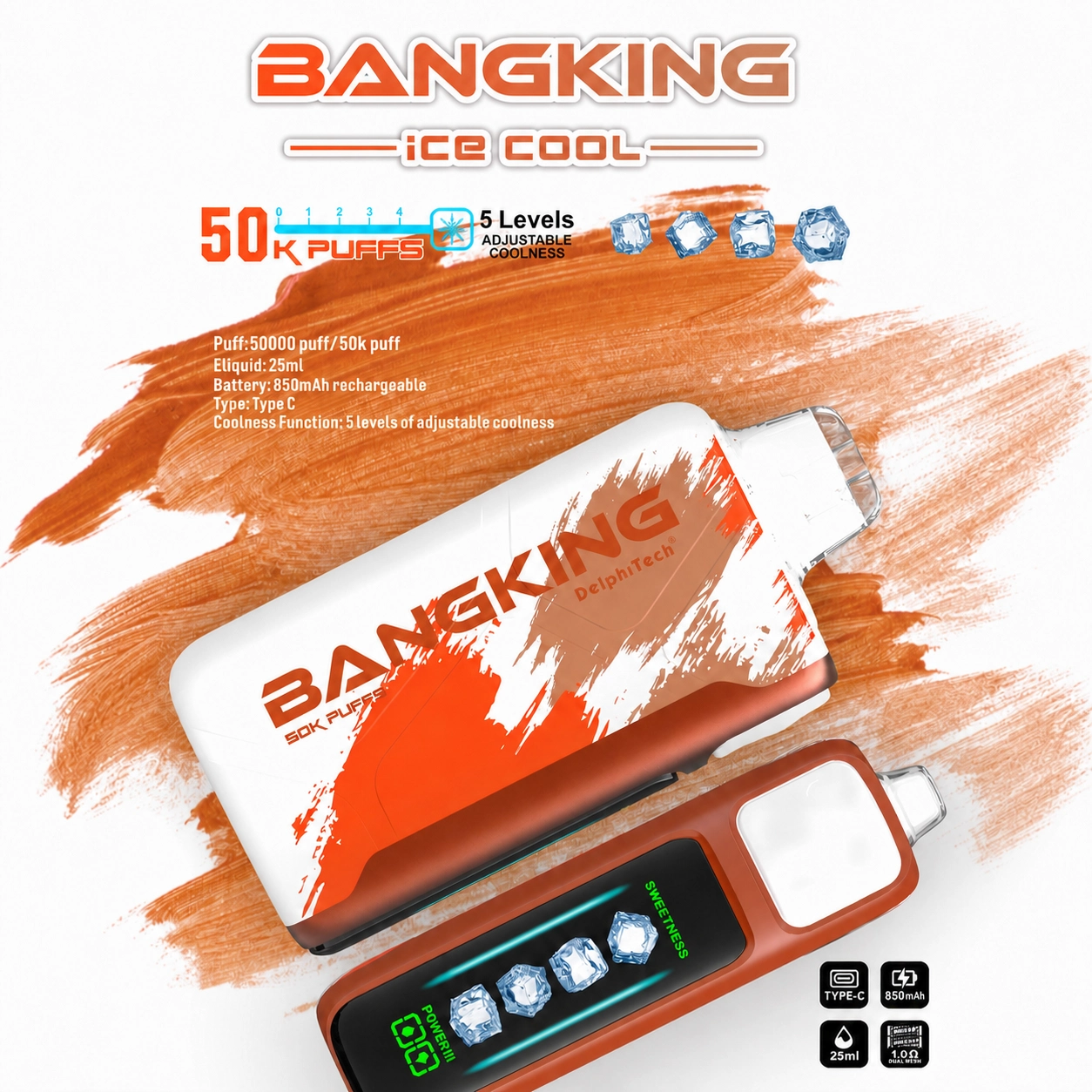 Bang King 50K Ice Cool Option 01 flavor