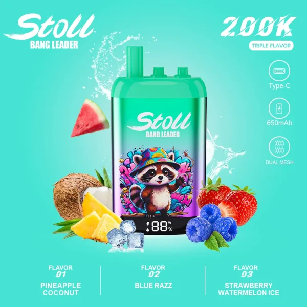 Pineapple Coconut Blue Razz Strawberry Watermelon Ice disposable vape flavor