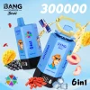 Bang Leader 300K 6 in 1 Energy Drink Peach Ice Mango Ice Goji Berry Blackcurrant Mamba flavor