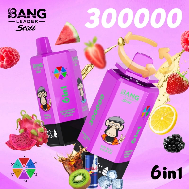 Red Bull Cola Ice Strawberry Raspberry Cherry Blackberry Dragon Fruit Lemon Lime Raspberry Pomp Watermelon Kiwi disposable vape flavor