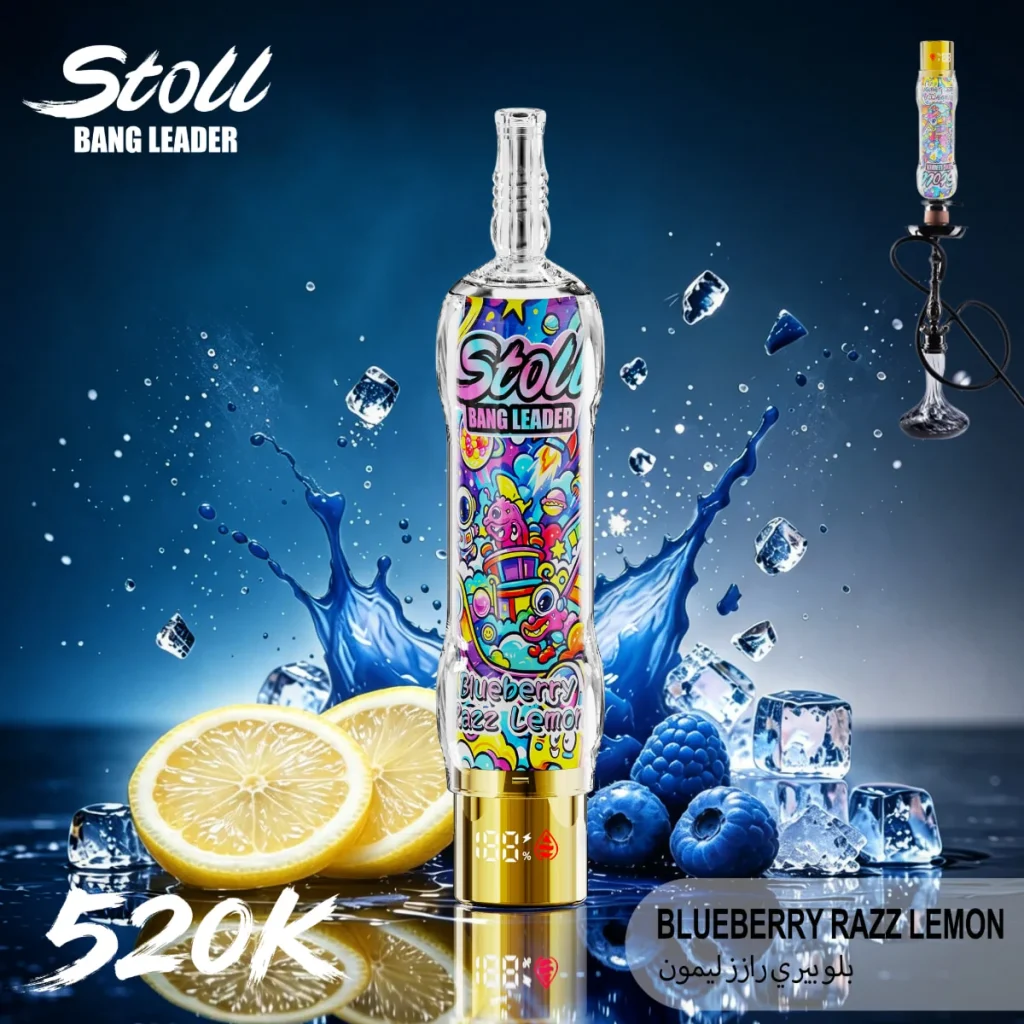 Bang Leader Stoll 520K Blueberry Razz Lemon flavor