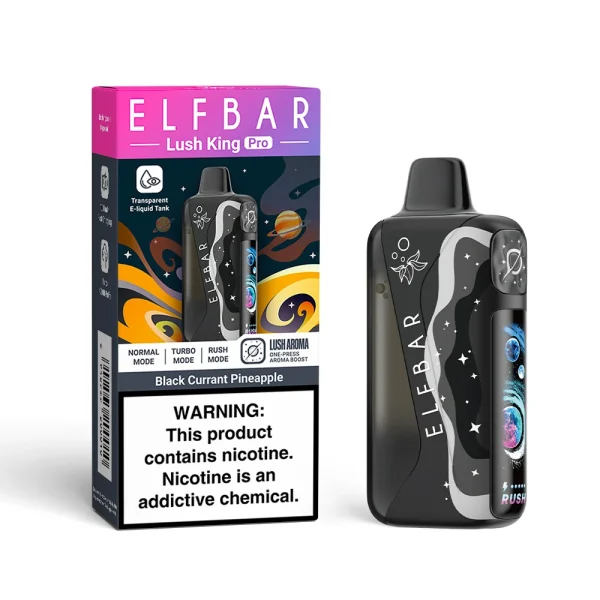 ELFBAR Lush King Pro 40000 Black Currant Pineapple flavor