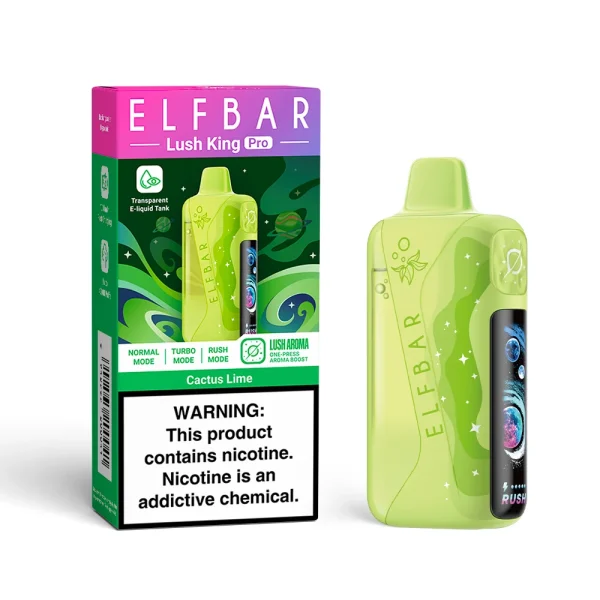 ELFBAR Lush King Pro 40000 Cactus Lime flavor