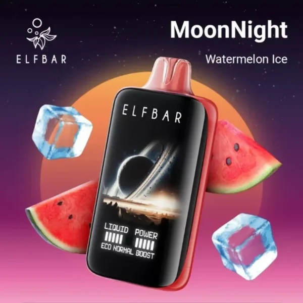 ELFBAR Moon Night 40000 Watermelon Ice flavor