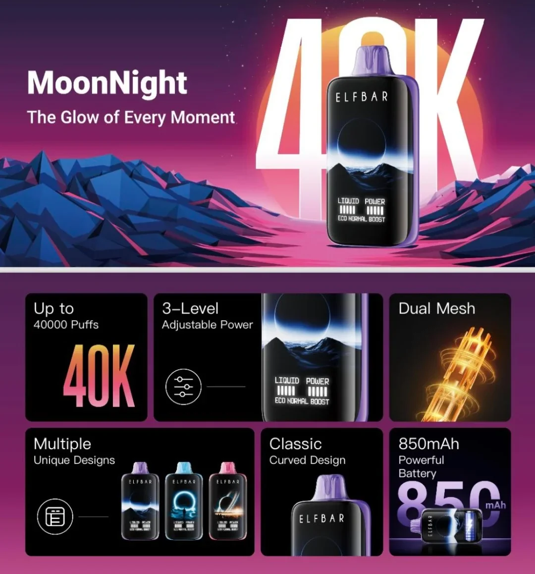 ELFBAR Moon Night 40000 specifications