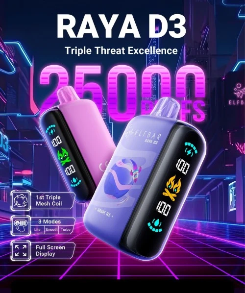 ELFBAR Raya D3 25000 disposable vape product image